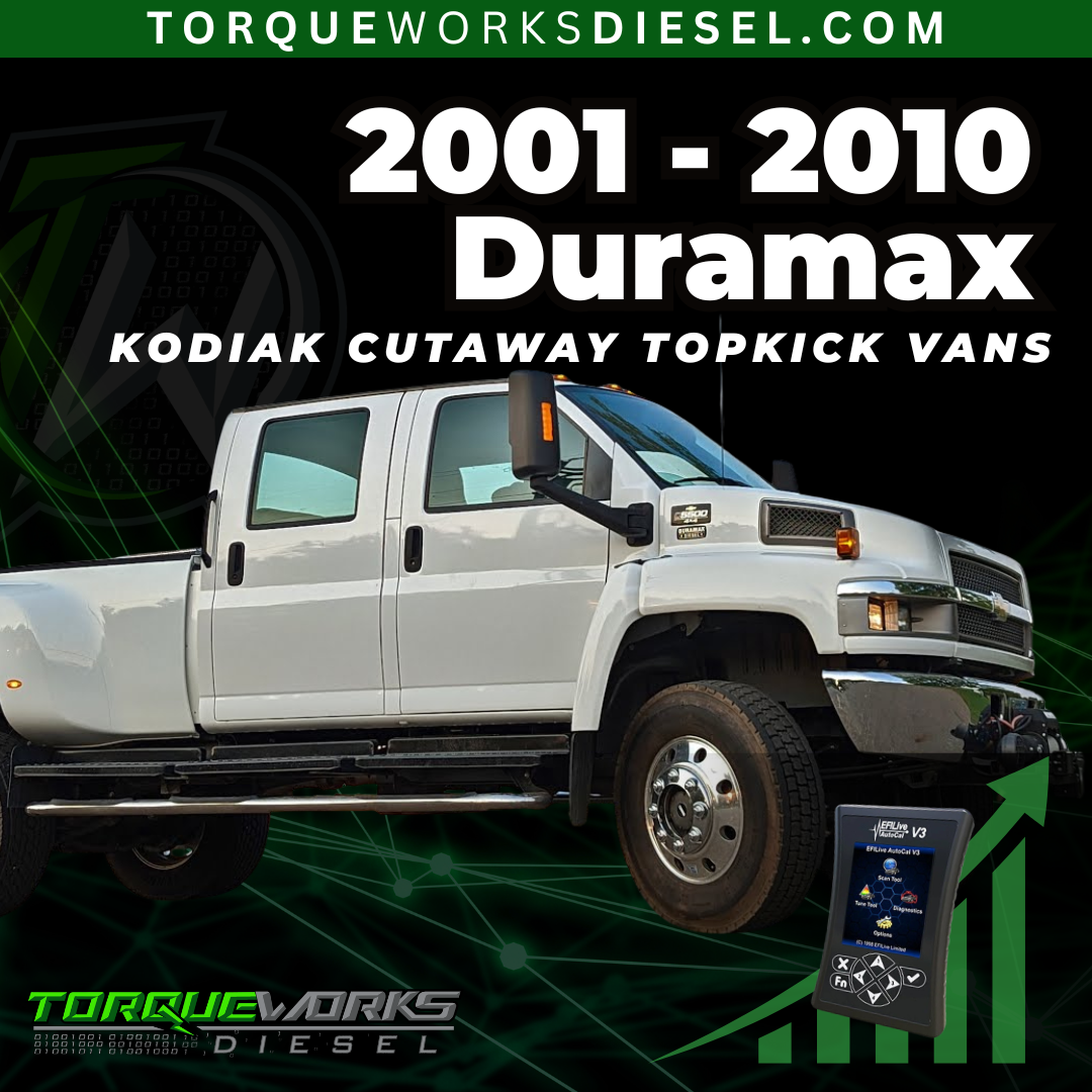 2001 2010 Duramax Kodiak Cutaway Topkick Vans EFI Live