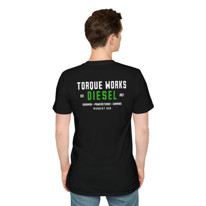 Torque Works Diesel T-Shirt | Shop Logo, Crew Tee