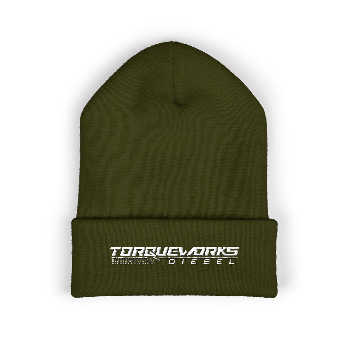 Torque Works Diesel Embroidered Cuffed Beanie