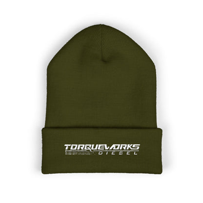 Torque Works Diesel Embroidered Cuffed Beanie