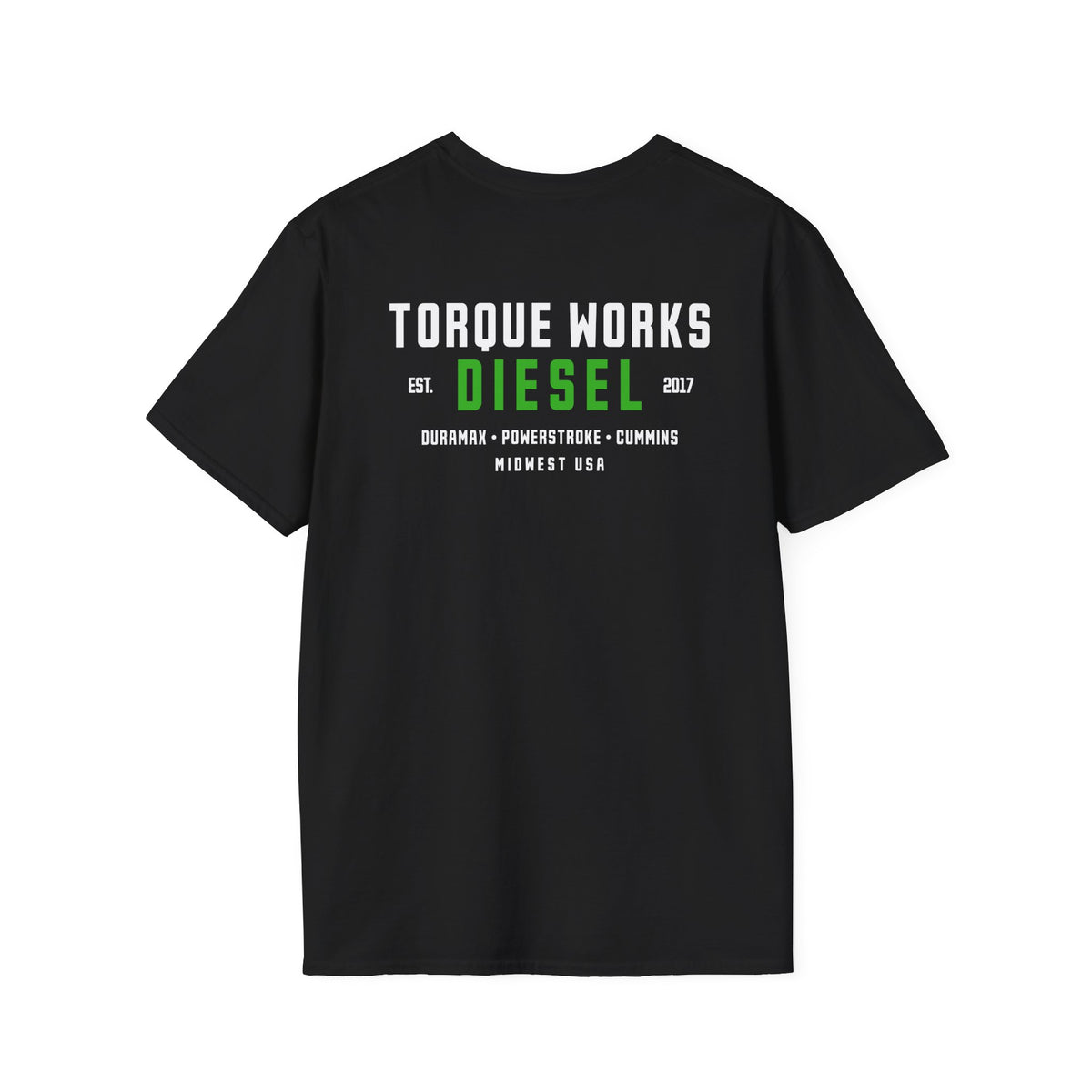 Torque Works Diesel T-Shirt | Shop Logo, Crew Tee