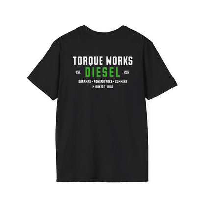 Torque Works Diesel T-Shirt | Shop Logo, Crew Tee