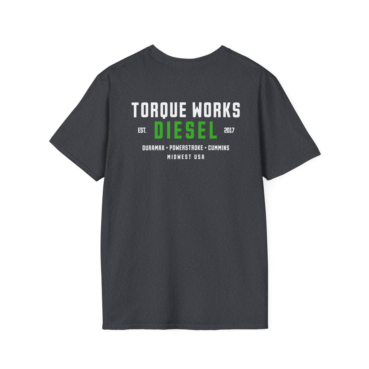 Torque Works Diesel T-Shirt | Shop Logo, Crew Tee