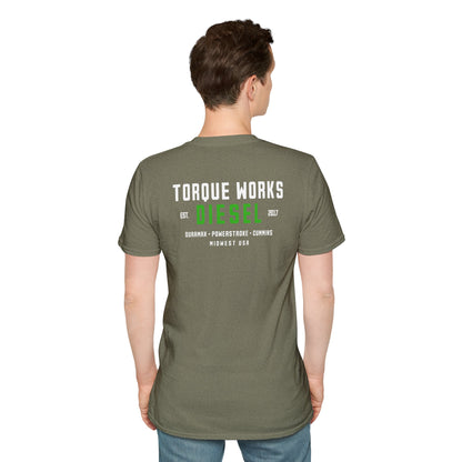 Torque Works Diesel T-Shirt | Shop Logo, Crew Tee