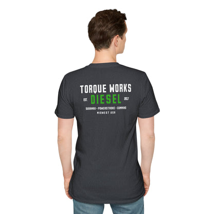 Torque Works Diesel T-Shirt | Shop Logo, Crew Tee