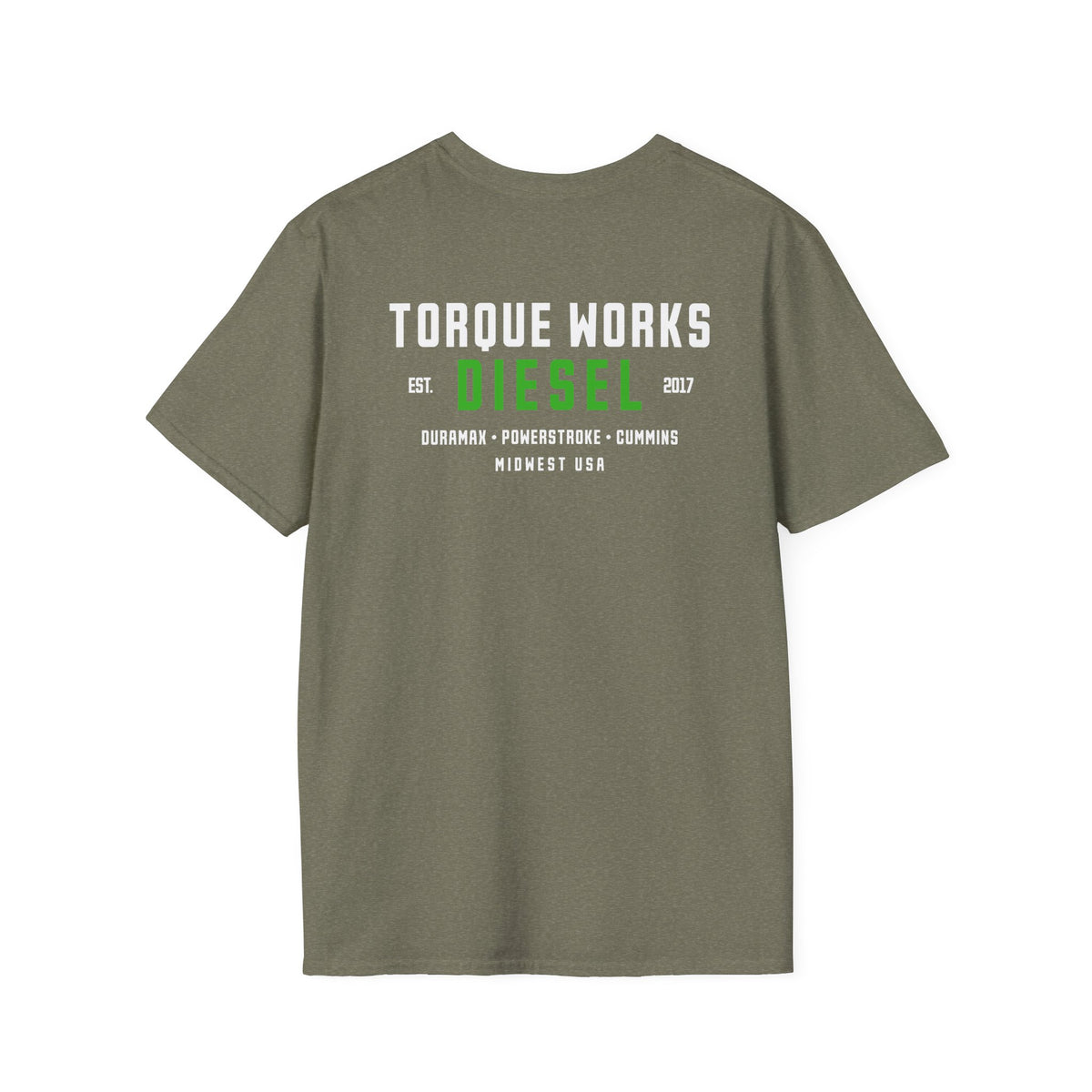Torque Works Diesel T-Shirt | Shop Logo, Crew Tee