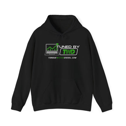 Tuned By TWD hoodie | Black Pullover