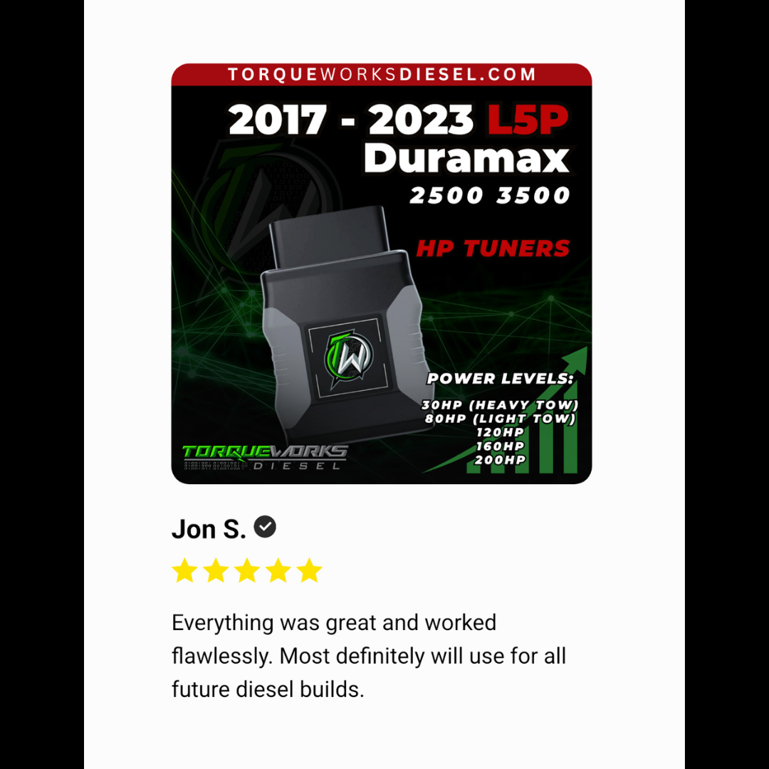 2017 - 2023 L5P Duramax  2500 3500 | Pickup and Cab Chassis | HP Tuners