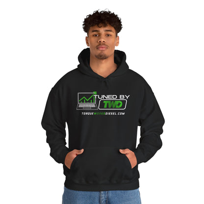 Tuned By TWD hoodie | Black Pullover