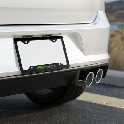 Torque Works Diesel Metal License Plate Frame