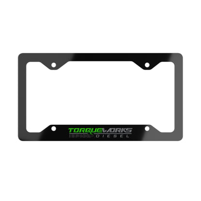 Torque Works Diesel Metal License Plate Frame