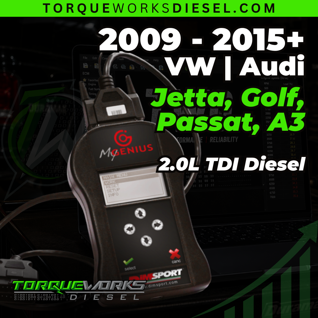 2009 - 2015+ VW Audi 2.0L TDI Jetta, Golf, Passat, A3