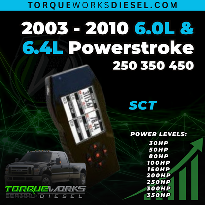 2003 - 2010 6.0L 6.4L Powerstroke F250 F350 F450 | SCT