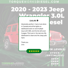 2020 - 2023 Jeep Wrangler 3.0L EcoDiesel | Bench Flash